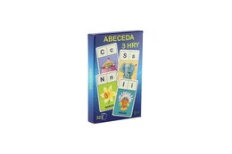 Karty Abeceda 3v1 společenská hra v papírové krabičce 7x10,5x1,5cm