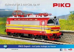 Piko Elektrická lokomotiva vč. dig. dekodéru S 499.1 „Laminátka“ ČSD IV - 51382