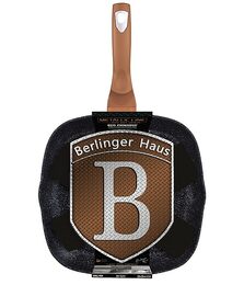 BERLINGERHAUS Pánev grilovací s mramorovým povrchem 28 cm Rosegold Metallic Line BH-1521