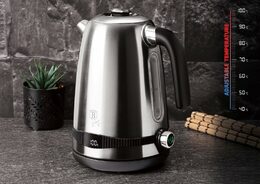 BERLINGERHAUS Rychlovarná konvice s regulací teploty 1,7 l Black Silver Collection BH-9333