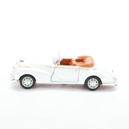Auto veterán kov/plast 12cm na zpětné natažení mix druhů v krabičce 17x12x7,5cm