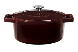 BERLINGERHAUS Pekáč litinový s poklicí 24 cm Burgundy Line BH-6497