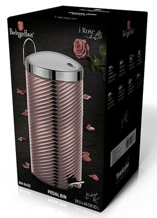 BERLINGERHAUS Koš odpadkový nerez 20 l I-Rose Edition BH-6432