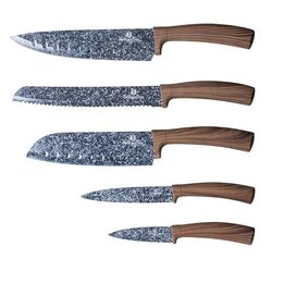 BERLINGERHAUS Sada nožů ve stojanu nerez 6 ks Forest Line BH-2160