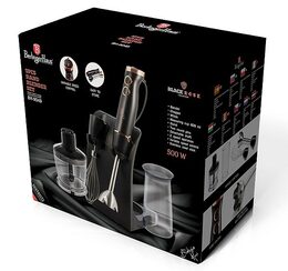 BERLINGERHAUS Mixér tyčový s příslušenstvím 500 W Black Rose Collection BH-9049
