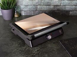 BERLINGERHAUS Kontaktní gril s nepřilnavým povrchem 2000 W Rosegold Metallic Line BH-9135