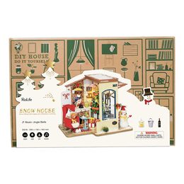 RoboTime miniatura domečku Vánoční dům