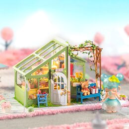 RoboTime miniatura domečku Květiny pro jarní setkání