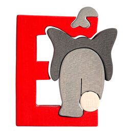 Fauna Abeceda písmenko E slon