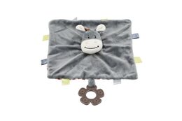 Osel/Oslík usínáček chrastítko plyš 20cm na kartě v sáčku 0+