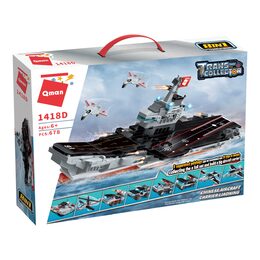 Qman Letadlová loď Liaoning 1418D sada 8v1