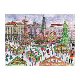Galison Puzzle Vánoční trh 1000 dílků