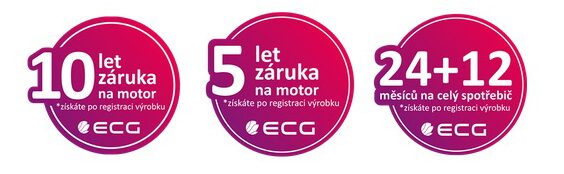 Exkluzivní prodloužené záruky ECG!