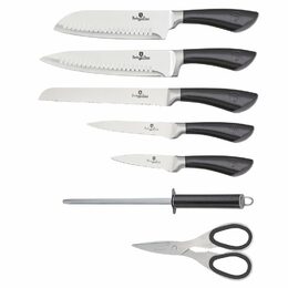 BERLINGERHAUS Sada nožů ve stojanu nerez 8 ks Carbon PRO Line BH-2476