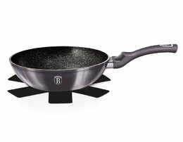 BERLINGERHAUS Pánev WOK s mramorovým povrchem 28 cm Carbon PRO Line BH-6900