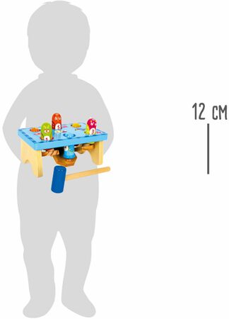 small foot Dřevěná hra zatloukej ptáka - poškozený obal