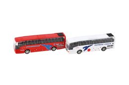Autobus kov/plast 16cm na zpětné natažení 4barvy na bat. se zvukem v krabičce 19x8x5,5cm 24ks v boxu