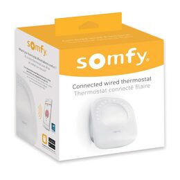 Drátový termostat Somfy bílý
