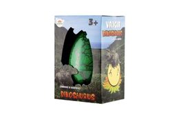 Vejce líhnoucí a rostoucí dinosaurus plast 2 barvy v krabičce 10x15cm  6ks v boxu
