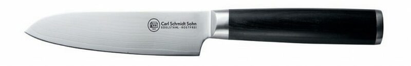 CS SOLINGEN Nůž santoku damascénská nerezová ocel 12,5 cm KONSTANZ CS-071318