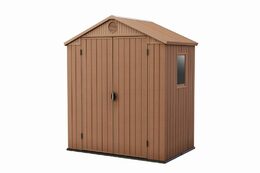 Zahradní domek Keter Darwin 6 x 4 hnědý, s podlahou