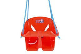 Teddies Houpačka Baby plast červená nosnost 20kg 36x30x29cm 24m+