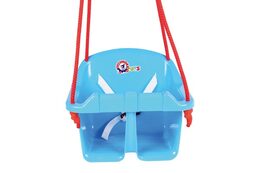 Teddies Houpačka Baby plast modrá nosnost 20kg 36x30x29cm 24m+