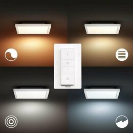 Stropní svítidlo Philips 32161/31/P6 Hue Aurelle White Ambiance panel čtvercový 30x30cm - bílé