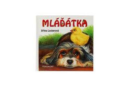 Knížka leporelo CZ text - Mláďatka 10,5x10cm 12m+