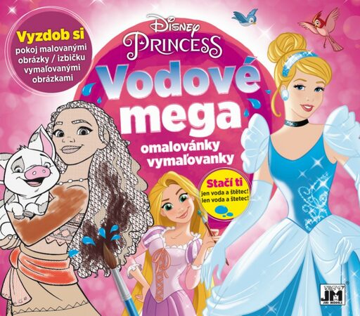 JIRI MODELS Vodové mega omalovánky/ Princezny