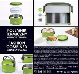 Promis TM-100 green Lunchbox - 1L, nerez výplň, uzavíratelný, zelený