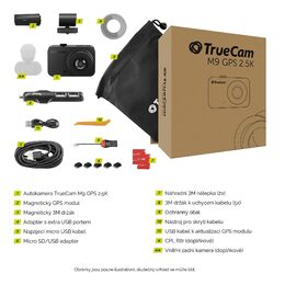 TrueCam M9 GPS 2.5K (s hlášením radarů)