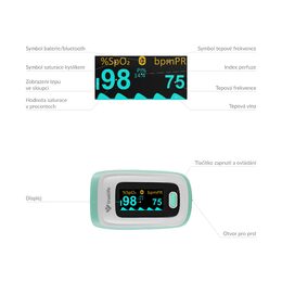 TrueLife Oximeter X5 BT – Pulzní oxymetr s Bluetooth