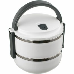 Promis TM-140 white Lunchbox - 1,4L, nerez výplň, uzavíratelný, bílý