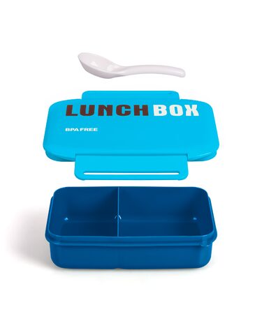 Promis TM-98B Lunchbox - 0,98L, jedno komorový, plastový, uzavíratelný, modrý