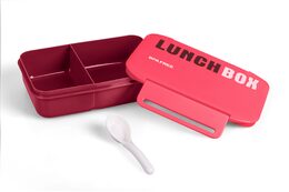 Promis TM-98R Lunchbox - 0,98L, jedno komorový, plastový, uzavíratelný, červený