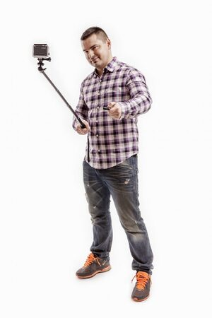 MadMan Selfie tyč PRO RC 112 cm černá (monopod)