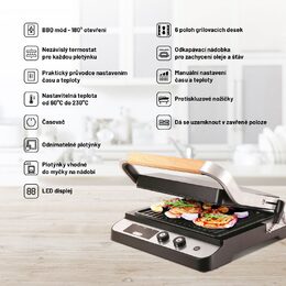 Lauben Contact Grill 2000SB