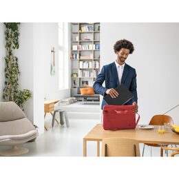 BOLOGNA LAPTOP BAG 16" ECO RED TRUST