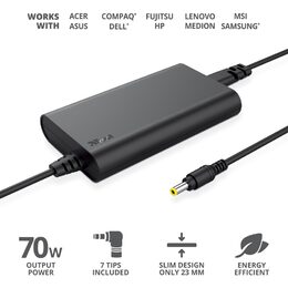 SIMO SLIM LAPTOP CHARGER 70W TRUST