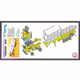 Stavebnice Monti 08/2 Kontejner Liaz 1:48 v krabici 31,5x16,5x7,5cm