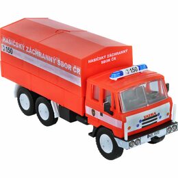 Stavebnice Monti 74 Tatra 815 hasiči ČR 1:48 v krabici 22x15x6cm