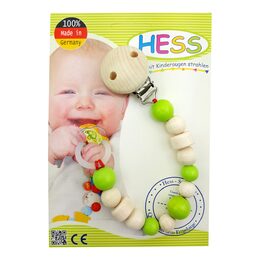 Hess Klips na dudlík světle zelený