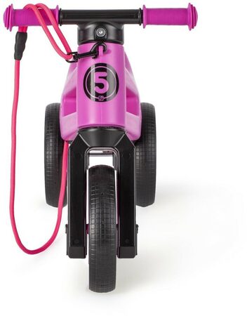 Odrážedlo FUNNY WHEELS Rider SuperSport fialové 2v1, výška sedla 28/30cm nosnost 25kg 18m+ v sáčku
