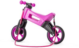 Odrážedlo FUNNY WHEELS Rider SuperSport fialové 2v1, výška sedla 28/30cm nosnost 25kg 18m+ v sáčku