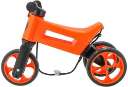 Odrážedlo FUNNY WHEELS Rider SuperSport oranž. 2v1+popruh, výš. sedla 28/30cm nos. 25kg 18m+ v sáčku