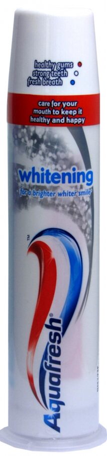 Aquafresh Whitening pumpa 100 ml