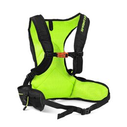 Spokey SPRINTER - Sportovní, cyklistický a běžecký batoh 5 l, zeleno/černý, vodě