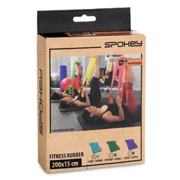 Spokey RIBBON II fitness guma tyrkysová light