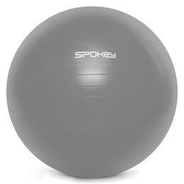 Spokey FITBALL III Gymnastický míč 75 cm včetně pumpičky, šedý